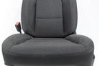 2019 - 2026 Ram 1500 Drivers Seat, Powered w/ Lumbar, Dark Gray & Black Cloth DT