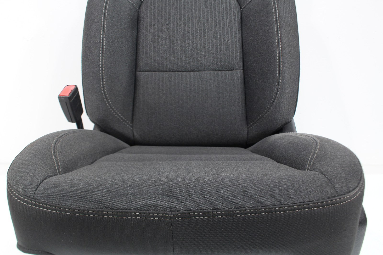 2019 - 2026 Ram 1500 Drivers Seat, Powered w/ Lumbar, Dark Gray & Black Cloth DT