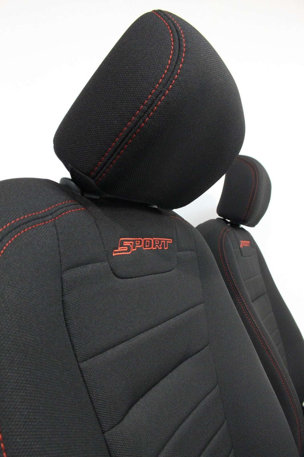 2015 - 2022 Ford F150 & Super Duty Front Seats, XLT Sport Black Cloth Power Heat