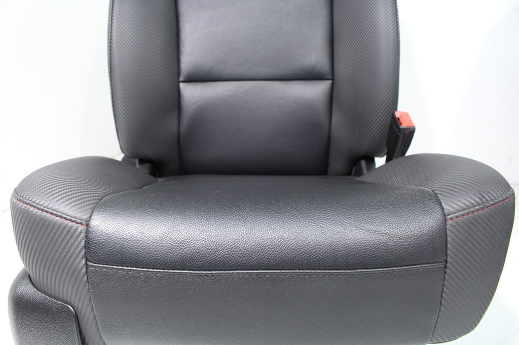 2014 - 2018 Silverado Sierra Front Seats, SLT All Terrain Leather w Carbon Fiber