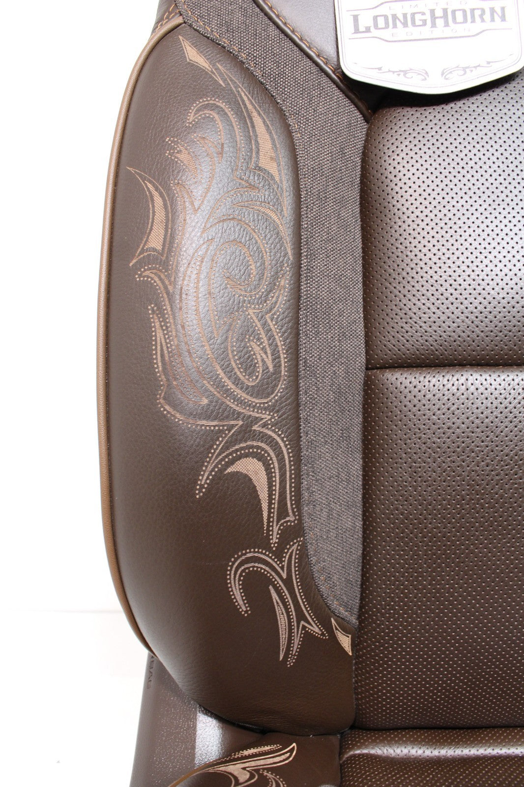 2019 - 2025 Ram 1500 Longhorn Saddle Leather Heated & Cooled Front Seats Takeout