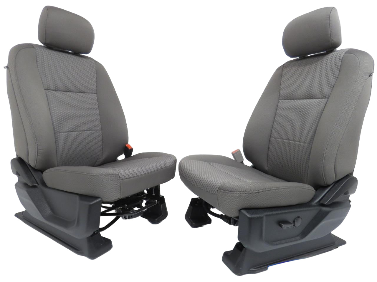 2015 - 2022 Ford F-150 Super Duty Front Seats, XLT Gray Cloth w/ Power Driver