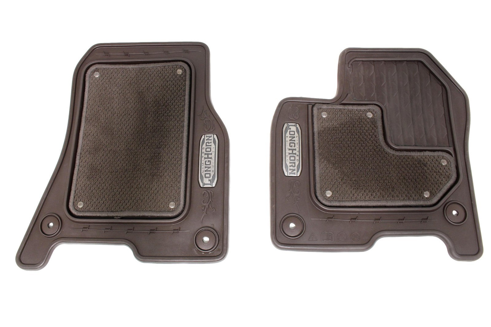 2019 - 2025 OEM Ram 1500 Longhorn Crew Cab All-Weather Floor Mats w Carpets