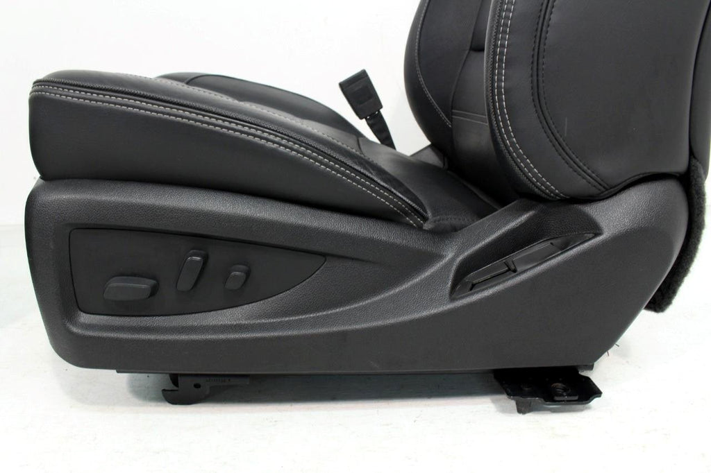 2015-2017 GMC Yukon Denali Front Seats, OEM Black Leather Heated Cooled
