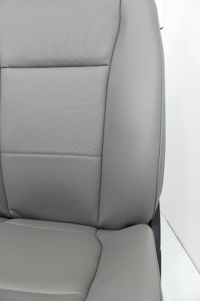 2015 - 2022 Ford F150 & Super Duty Front Seat Pair, All Cabs XL Earth Gray Vinyl