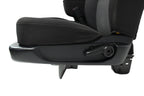 1998 - 2009 Ford Ranger Seats, 60-40 Split Bench, Black Gray Cloth, Extended Cab