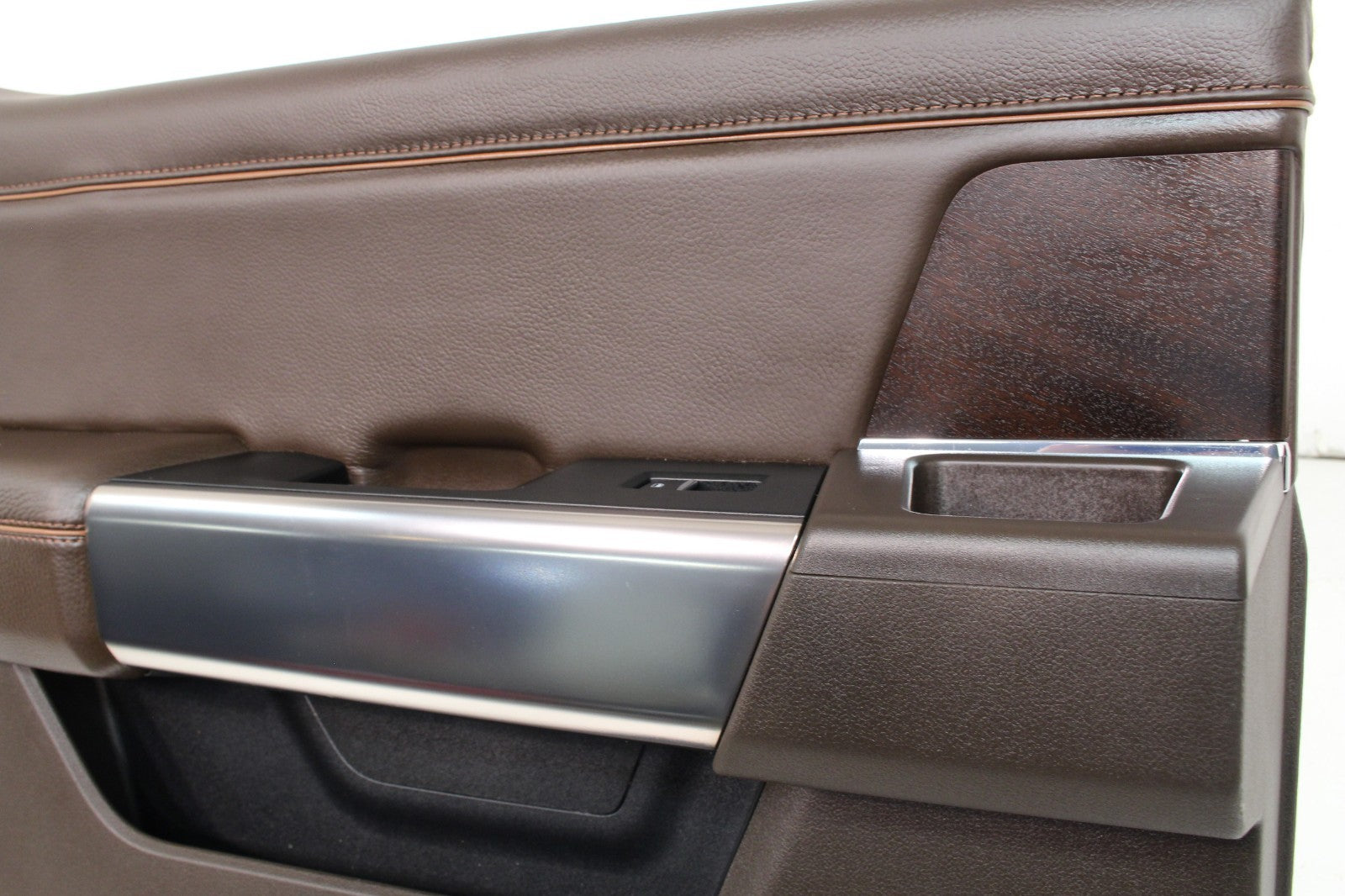 2023 - 2025 Ford Super Duty King Ranch Door Panels, Full Set, Brown Leather OEM