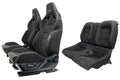 2015 - 2025 Mustang Shelby Recaro Seats Set, Suede Power Tracks S550 S650 GT350