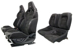 2015 - 2025 Mustang Shelby Recaro Seats Set, Suede Power Tracks S550 S650 GT350