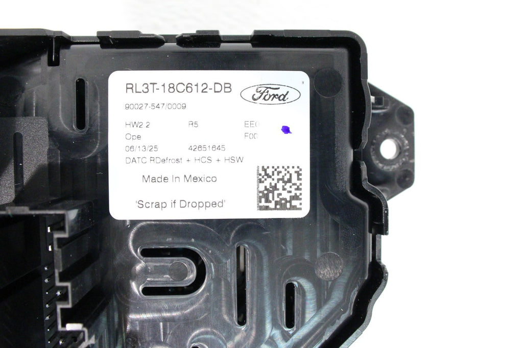 2021-2025 F150 Climate Control w/ Dual Zone, Cooled Heated Seats + Heated Wheel