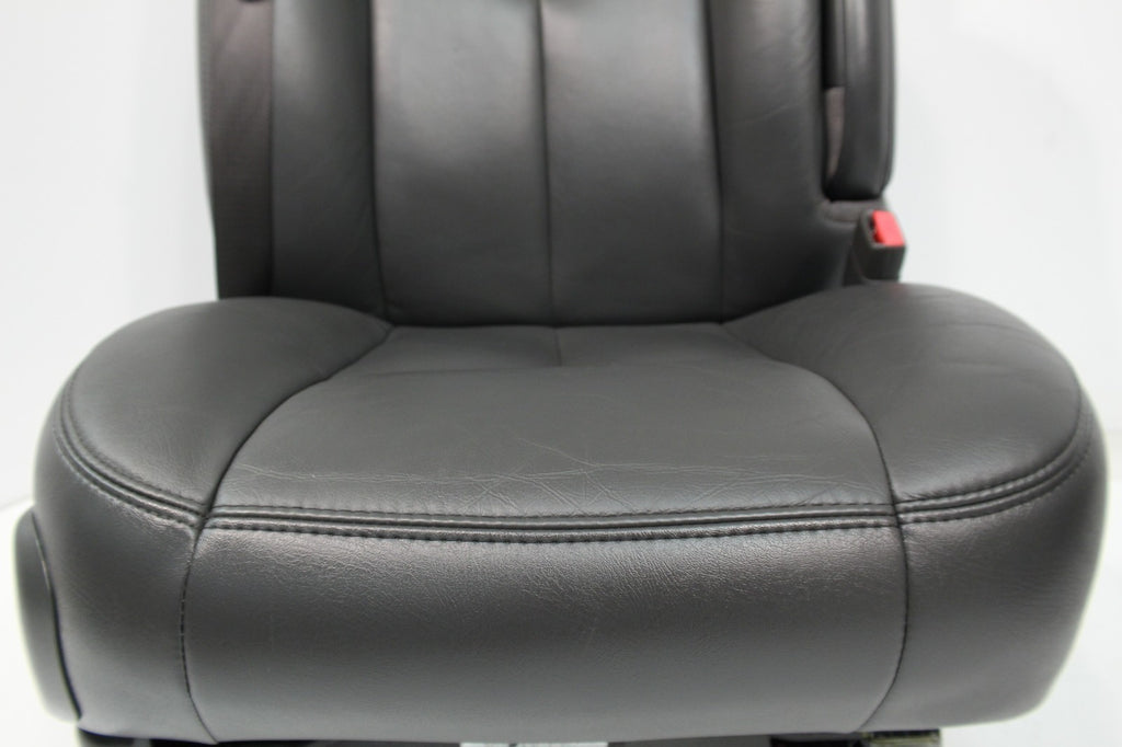 99-07 Sierra Silverado Front Seats, Dark Pewter Leather, Power 2-Way Lumbar