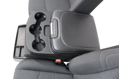 2002 - 2025 Dodge Ram Black & Gray Cloth Front Seats with Jump Seat Console
