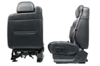1999 - 2002 GMC Sierra Chevy Silverado Seats, Graphite Off-Black Leather, Power