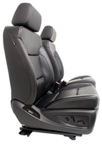 2014 - 2019 GM Sierra Silverado LTZ Front Seats, Black Leather, Powered Heated