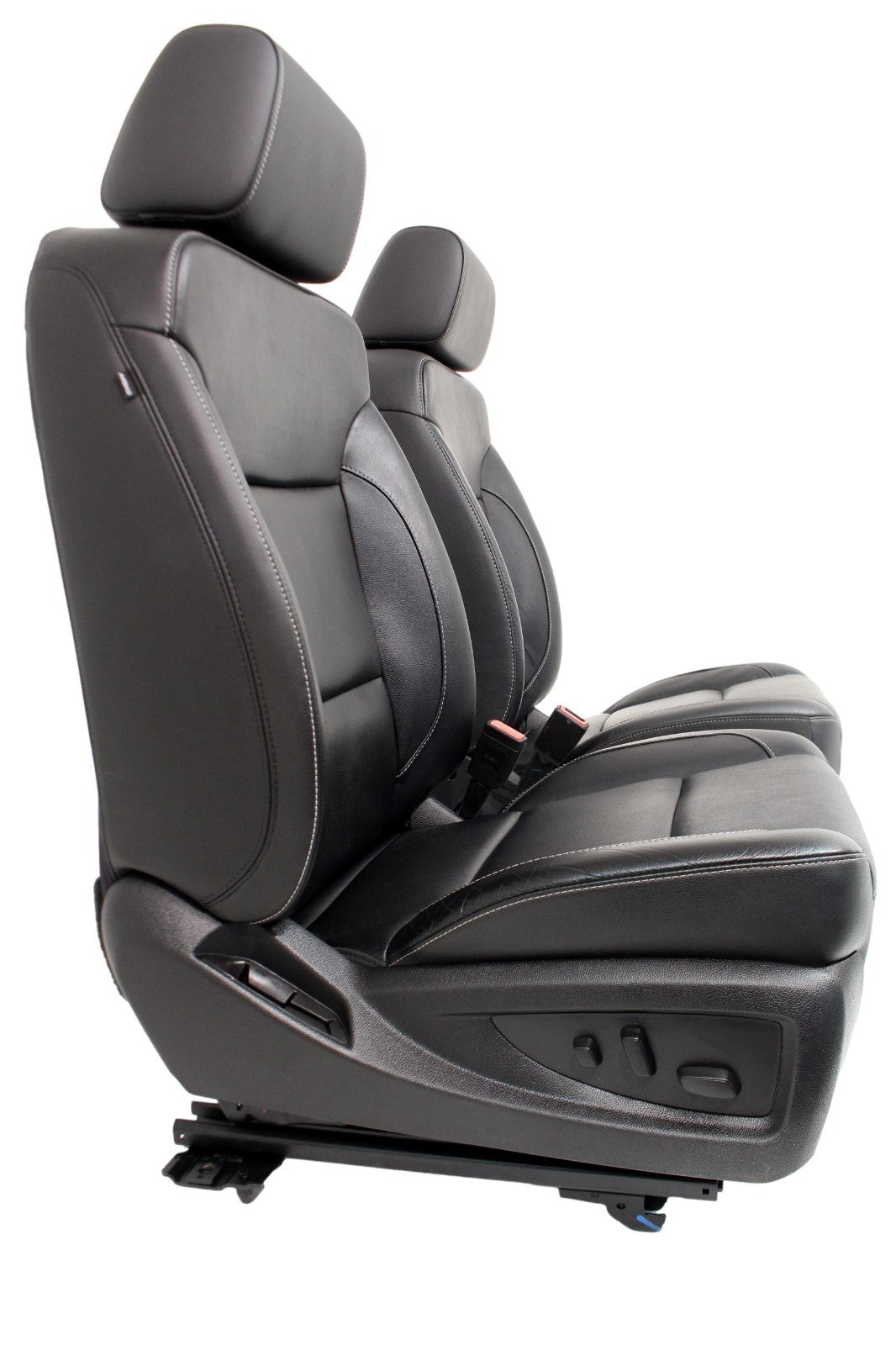 2014 - 2019 GM Sierra Silverado LTZ Front Seats, Black Leather, Powered Heated