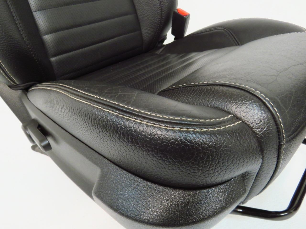 2005 - 2014 Ford Mustang Front Seats, GT Black Leather w/ Power Driver OEM