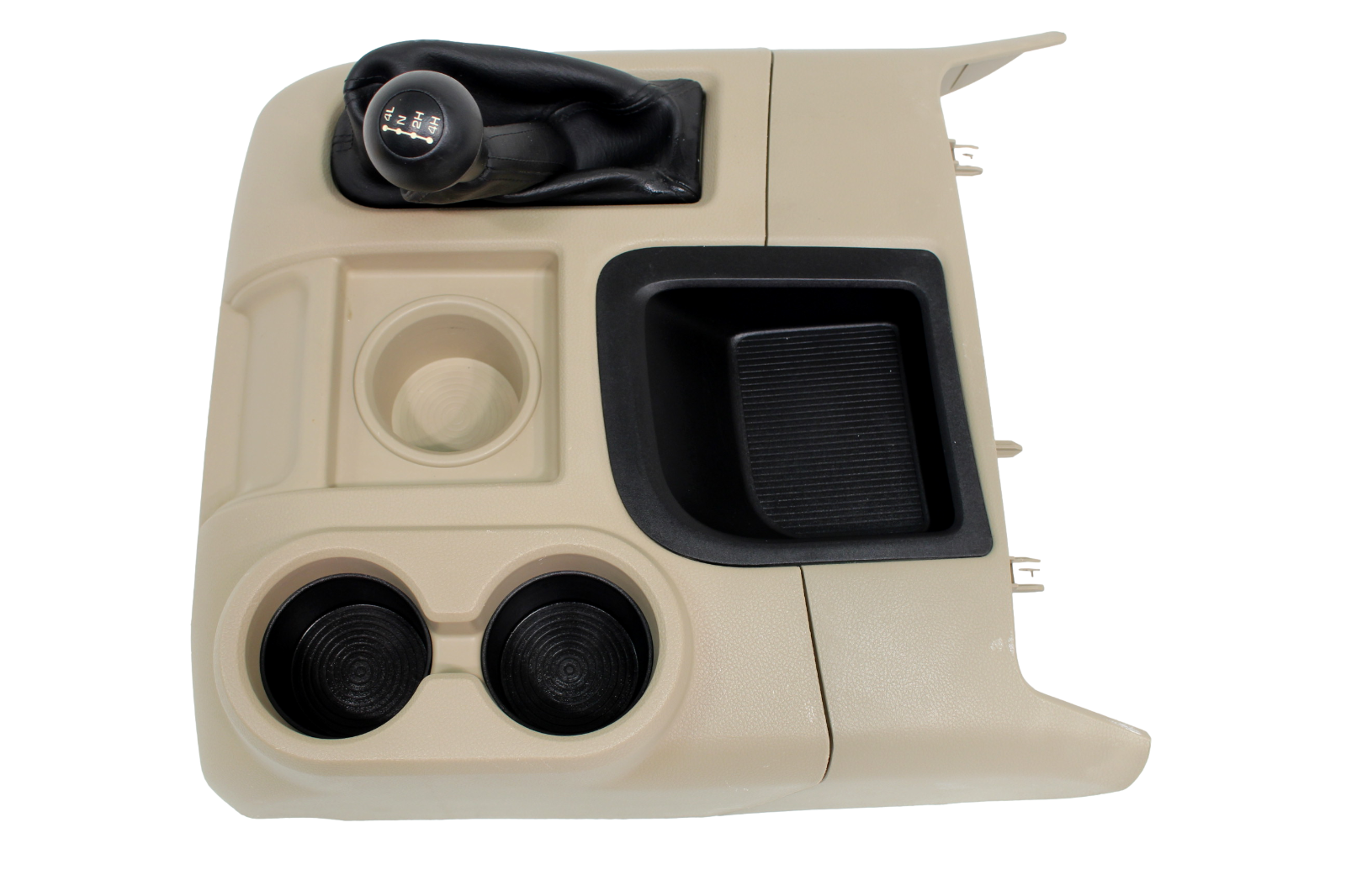 OEM 2013 - 2018 Dodge RAM Diesel Lower Floor Console, Cupholder & Shifter, Tan