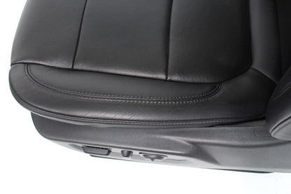 19-22 Silverado Sierra Heated Cooled Black Leather Seats Front & Rear Set OEM