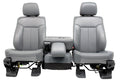 1999 - 2016 Ford Super Duty Front Seats, XLT Steel Gray Vinyl Bench w/ Jumpseat