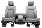 1999 - 2016 Ford Super Duty Front Seats, XLT Steel Gray Vinyl Bench w/ Jumpseat