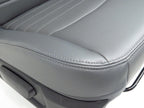 2009-2018 Dodge Ram Front Seats Set, Work Grade Gray Vinyl Split Bench Manual