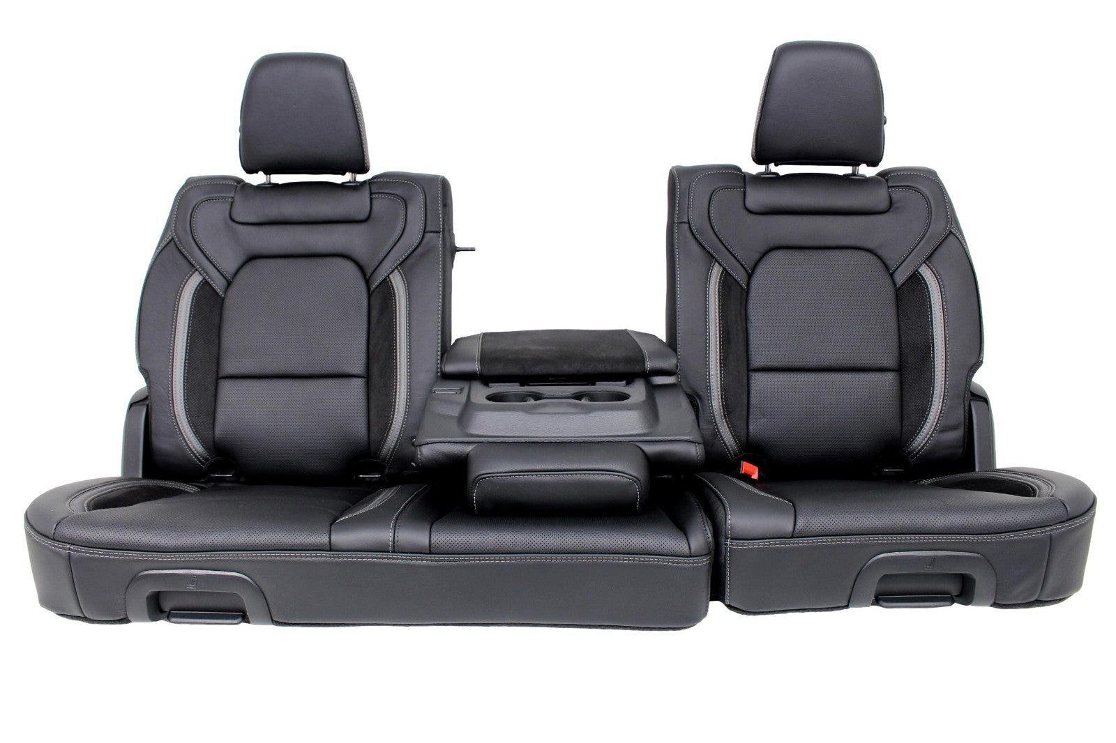 2019 - 2025 Ram 1500 Seats, Crew Cab Set, RHO Black Leather, Heated Cool Massage