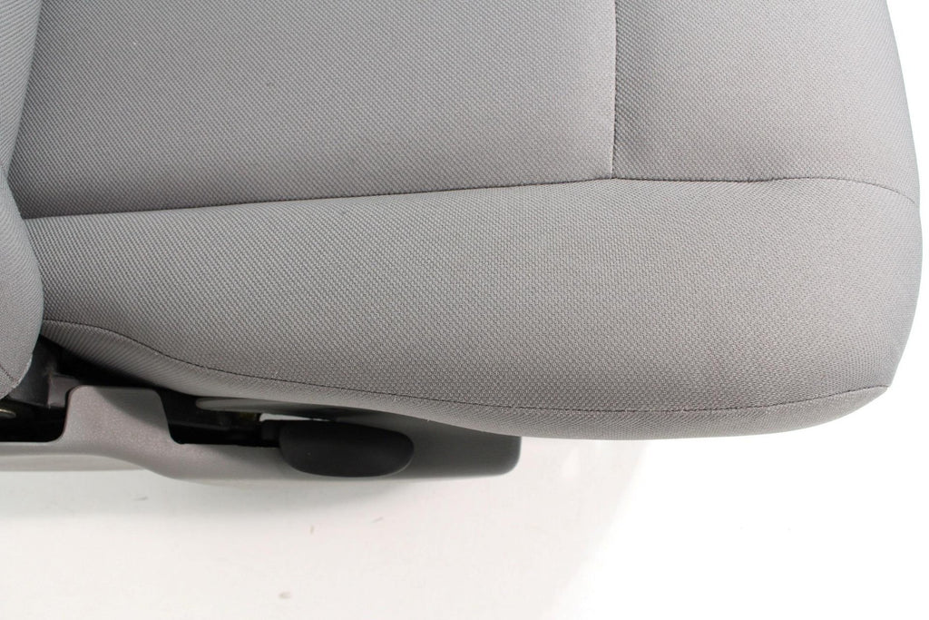 Ford Econoline Front Bucket Seats, Gray Cloth w/ Folding Armrests, Fits 1997+