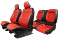 2015 - 2023 Ford Mustang Seats Set, GT Premium Coupe - Showstopper Red Leather
