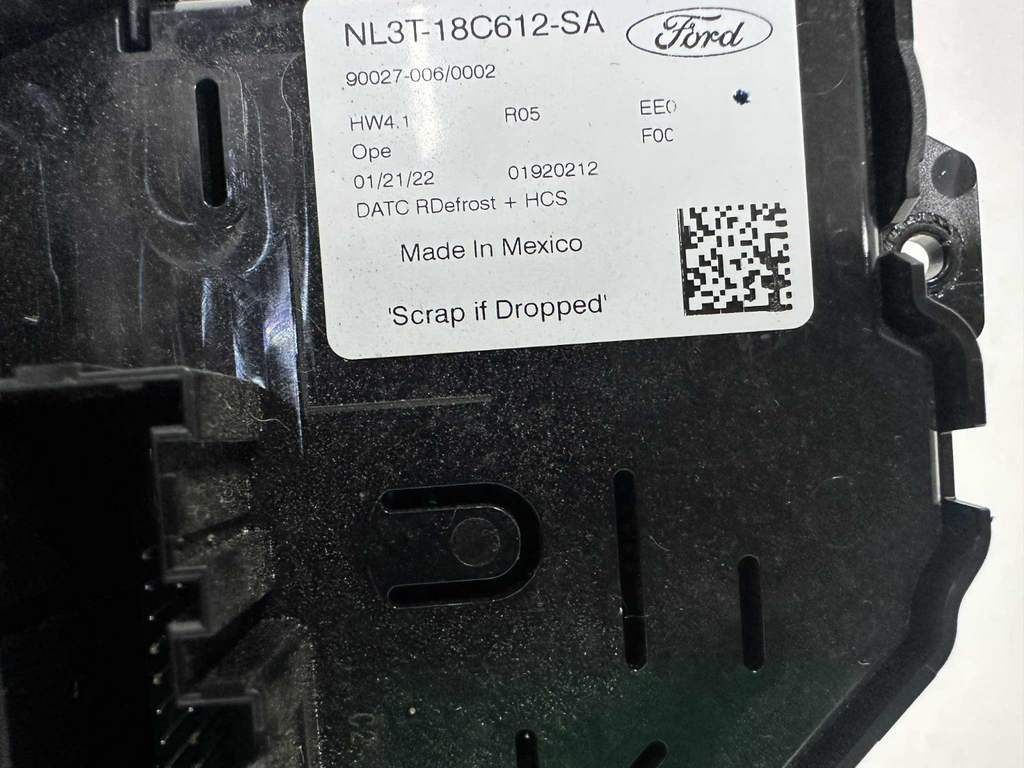 2023 Ford F150 Center Dash Radio Climate Heat/Cool Seat Control NL3T-18C612-SA