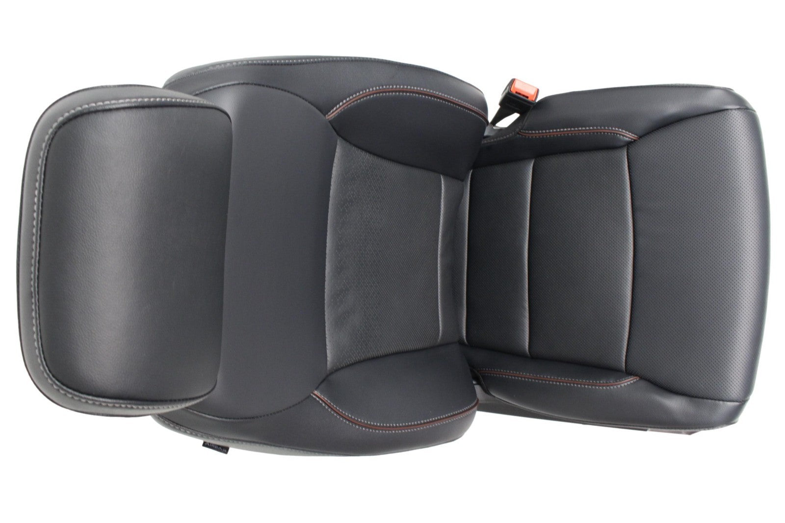 2021+ Ford F150 Super Duty Front Seats, Lariat Sport Black Leather Brown OEM