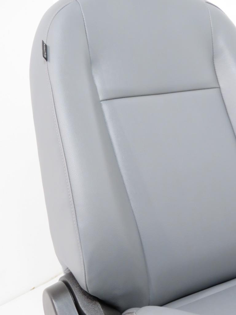 2015 - 2024 Ford Transit Gray Vinyl Front Bucket Seats with Armrests, Mint Used