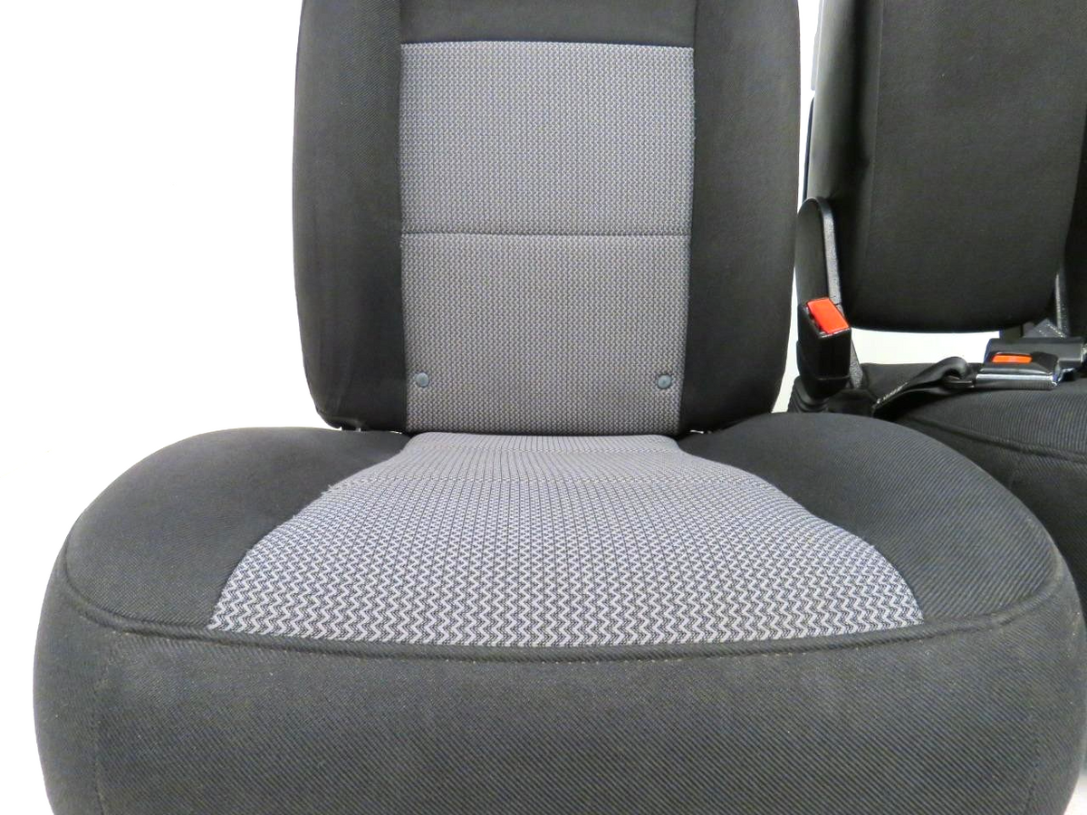 1998 - 2003 Ford Ranger Seats, Extended Cab 60-40 Split Bench, Black Gray Cloth