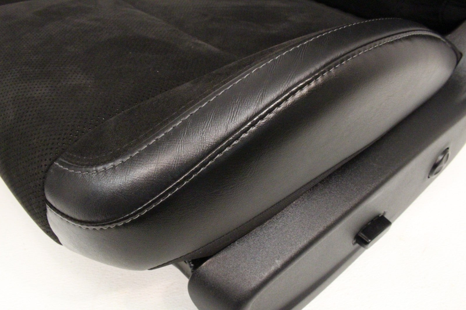 2008 - 2023 Dodge Challenger Seats Set,  Black Leather Suede w/ T/A Embroidery