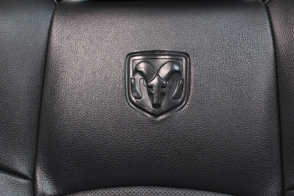 09-18 Dodge Ram 1500 2500 Quad Cab Seats Heated Ventilated Leather Set Black