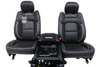 2019 - 2025 Ram 1500 Seats, Crew Cab Set, RHO Black Leather, Heated Cool Massage