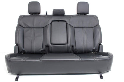 98-10 Ford Ranger FX4 Crew Cab Leather Seats Front Rear Bench Set Blackc