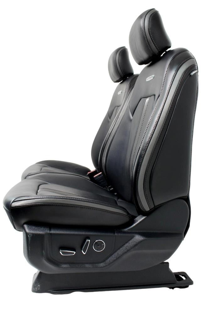2015 - 2022 Ford F150 Super Duty Platinum Front Seats, Black Leather Heat & Cool