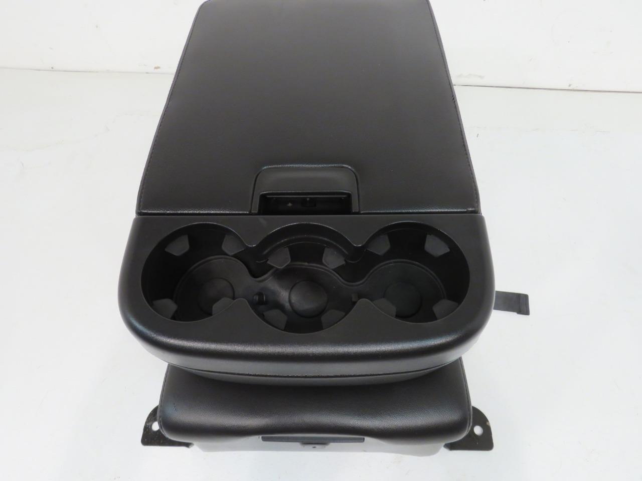 2007 - 2014 Chevy Silverado GMC Sierra Tahoe Yukon Black Leather Jump Seat Console