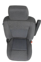 2015 - 2026 Ford Transit Front Seats, Charcoal Cloth w/ Heated Power Driver Seat