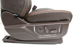 2015-2022 Ford F150 Super Duty Seats Set, King Ranch Java Brown Leather Crew Cab