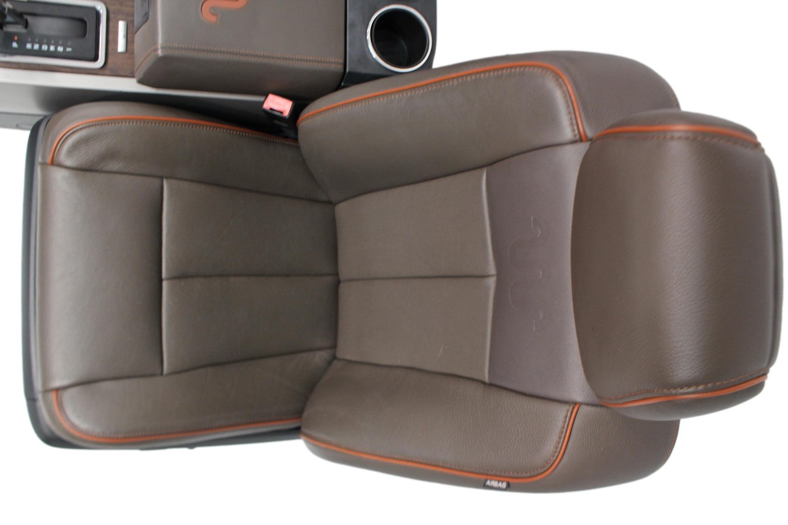 2015 - 2017 Ford Expedition King Ranch Seats 3 Row Set, Mesa Brown Leather OEM