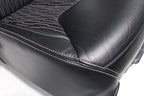 2007 - 2018 Jeep Wrangler JKU Seats Set, Oscar Mike Black Leather Freedom Edtn