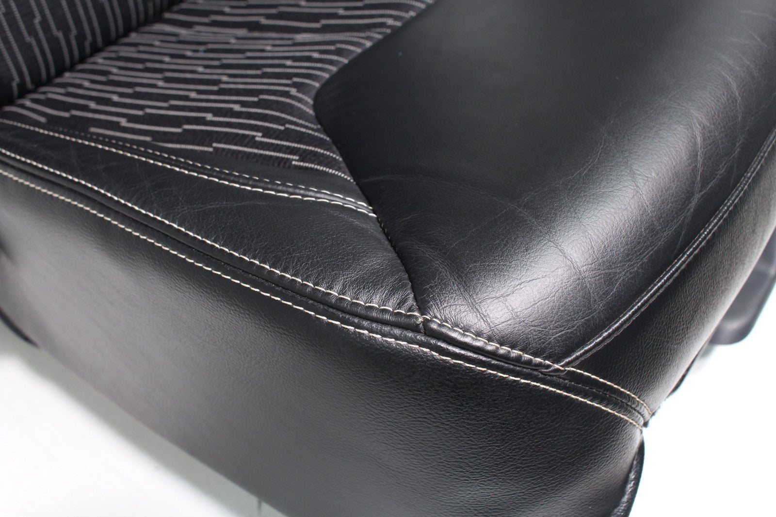 2007 - 2018 Jeep Wrangler JKU Seats Set, Oscar Mike Black Leather Freedom Edtn