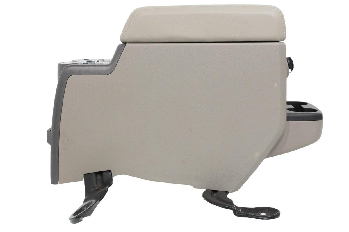 2008-2010 Ford Super Duty Center Console, w/ Stone Gray Leather Armrest OEM