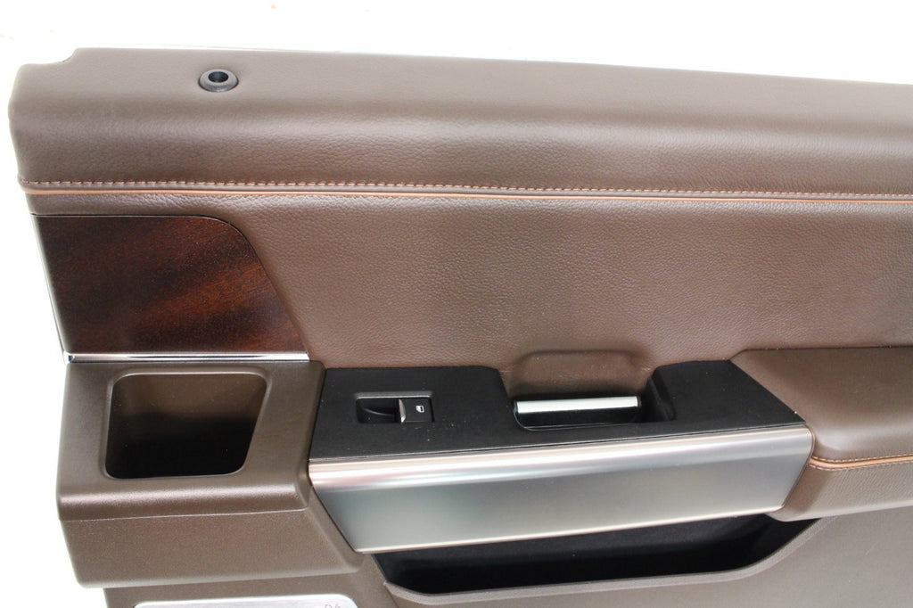 2023 - 2025 Ford Super Duty King Ranch Door Panels, Full Set, Brown Leather OEM