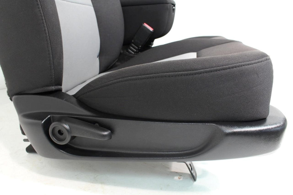 1998 - 2010 Ford Ranger Seats, 60-40 Split Bench, Black Gray Cloth, Regular Cab