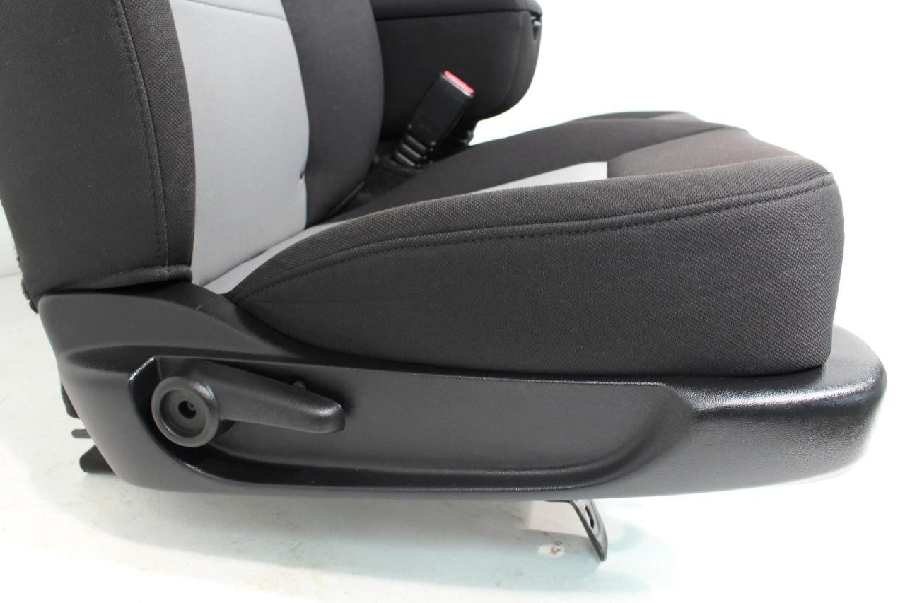 1998 - 2010 Ford Ranger Seats, 60-40 Split Bench, Black Gray Cloth, Regular Cab