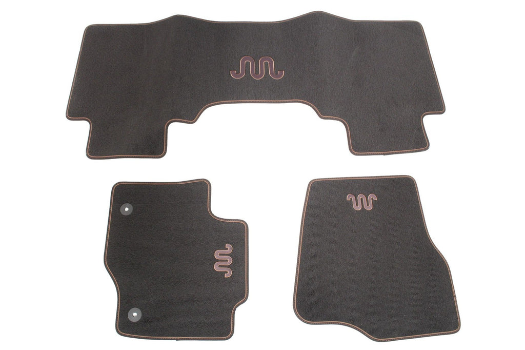 2022 - 2025 Ford Super Duty King Ranch Floor Mat Set OEM New PC3B26130D00 BA32T5