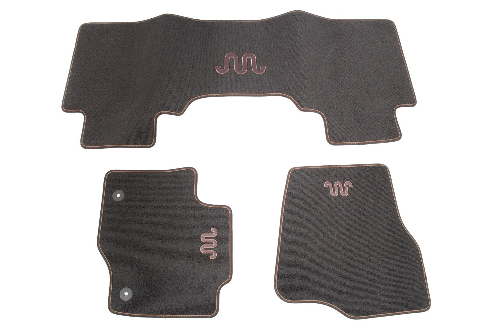 2022 - 2025 Ford Super Duty King Ranch Floor Mat Set OEM New PC3B26130D00 BA32T5