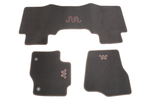 2022 - 2025 Ford Super Duty King Ranch Floor Mat Set OEM New PC3B26130D00 BA32T5